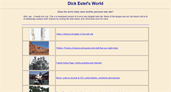 Desktop Screenshot of dickestel.com